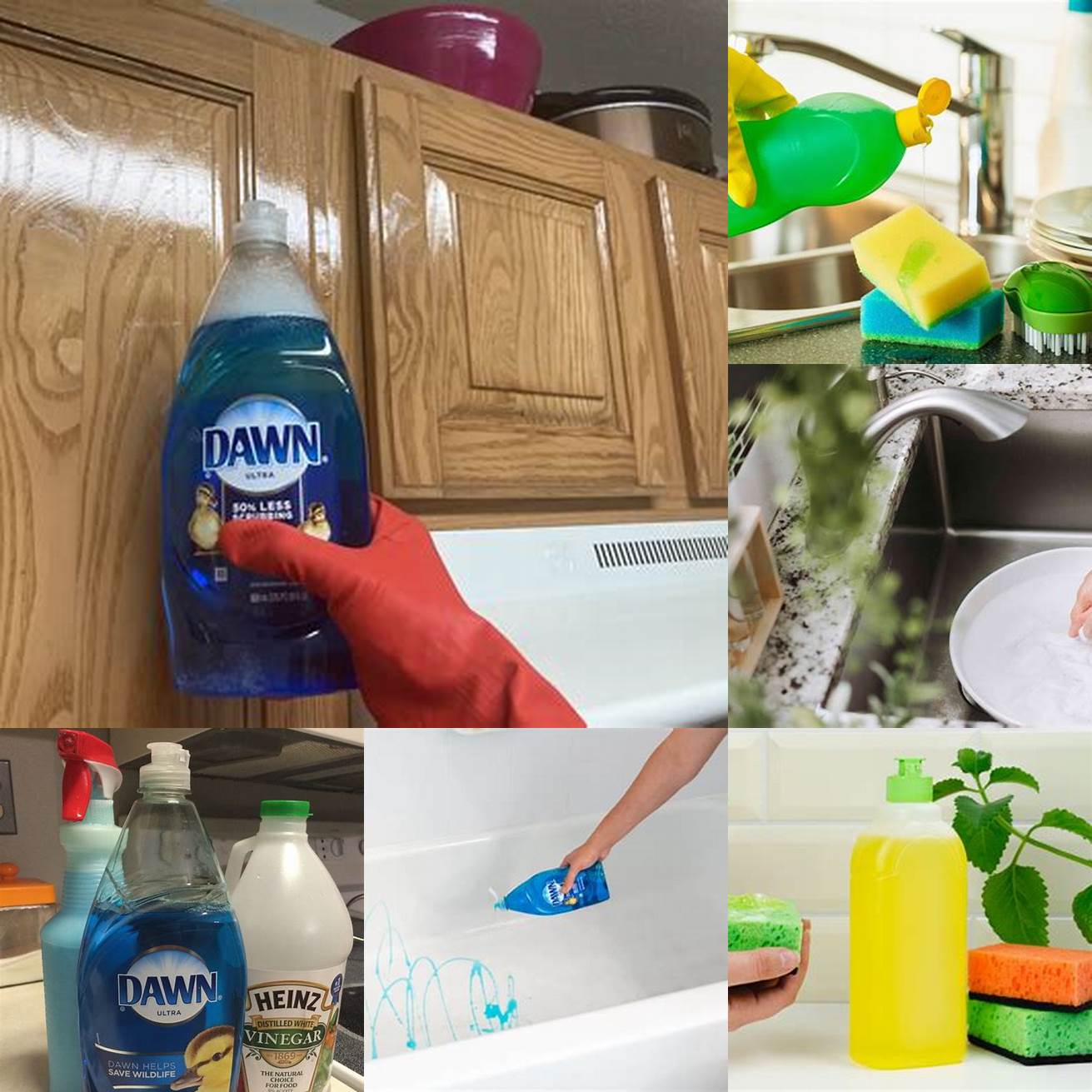 Clean with Dish Soap and Water