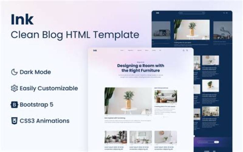 Clean Responsive Blog Html Template