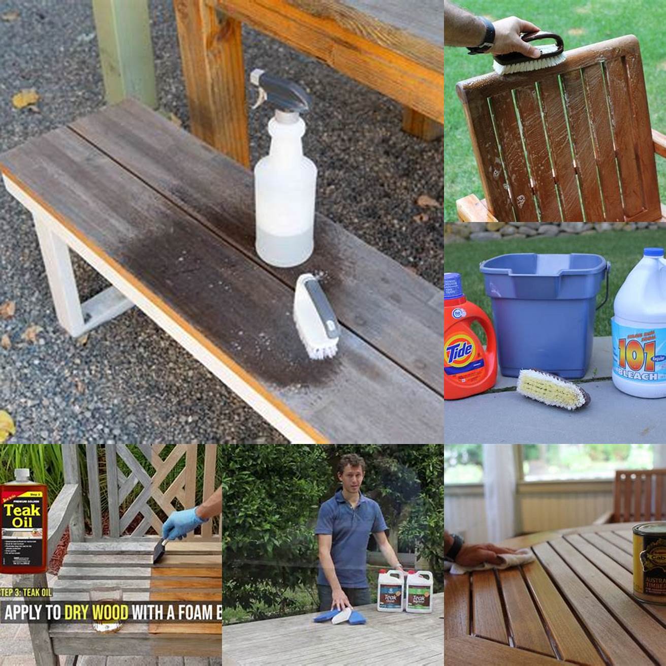 Cleaning Solution for Teak Furniture