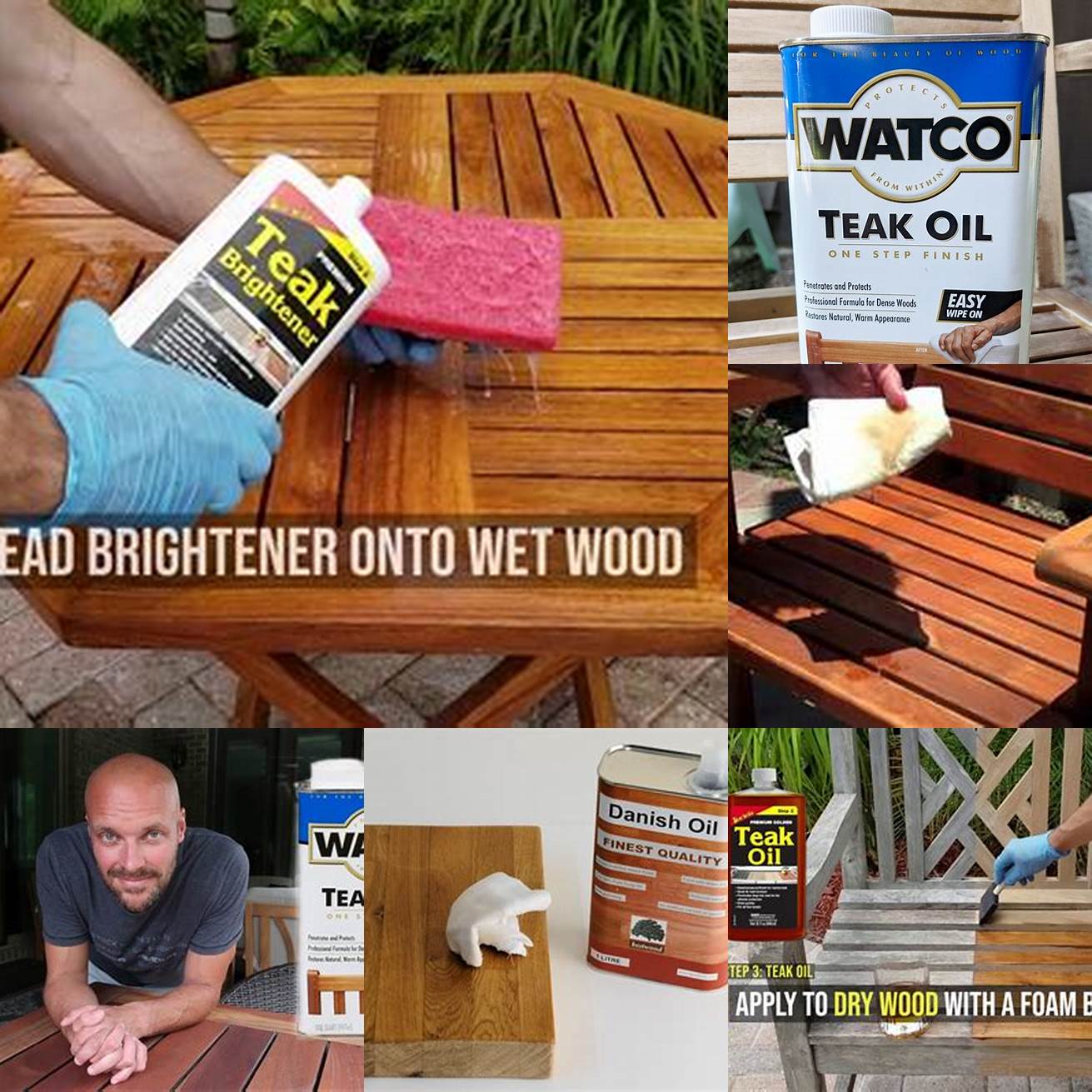 Cleaning and Maintaining Watco Teak Oil