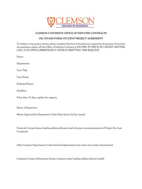 Clemson Resume Template