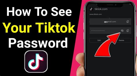 Click on Forgot Password TikTok