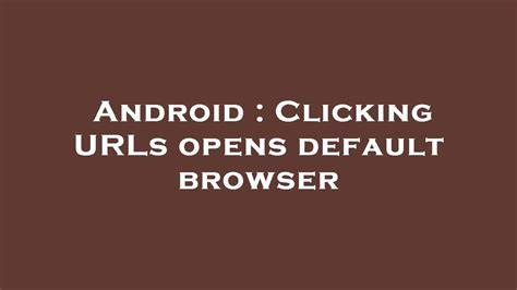 Clicking URLs opens default browser