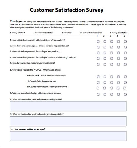 Client Feedback Survey Template