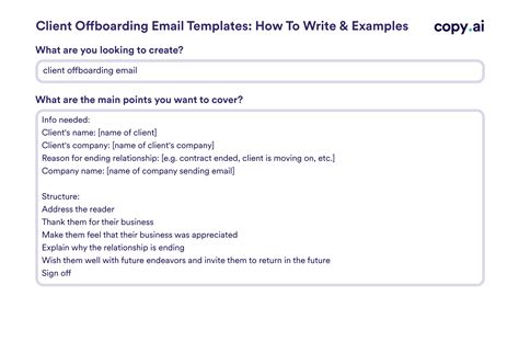 Client Offboarding Template