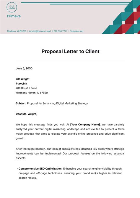 Client Proposal Template