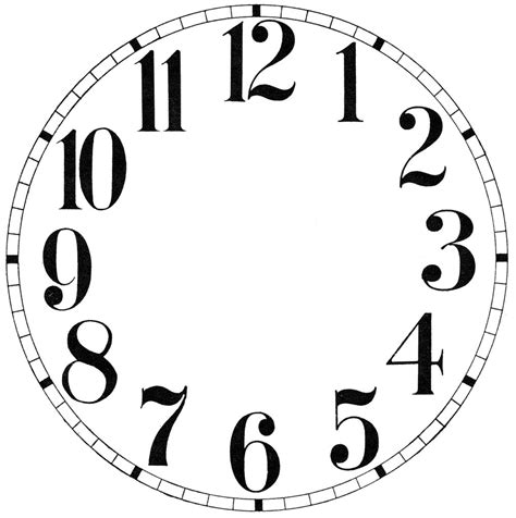 Clock Faces Printable