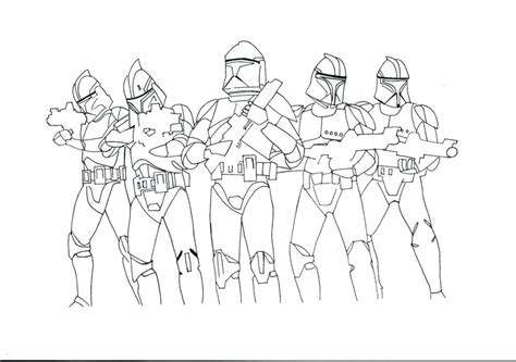 Clone Wars Coloring Pages Printable