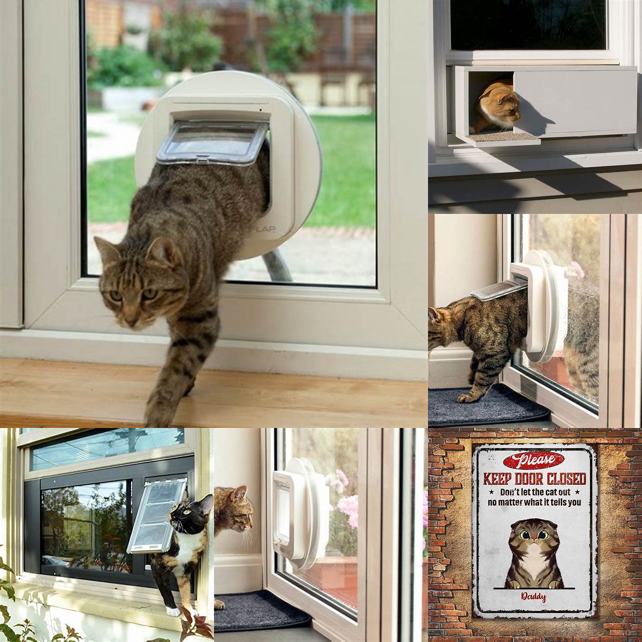 Close all windows and doors and make sure your cat cannot escape