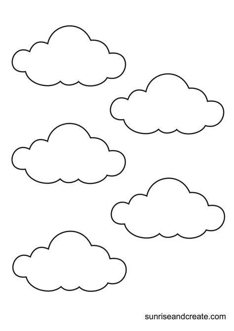 Cloud Template To Print