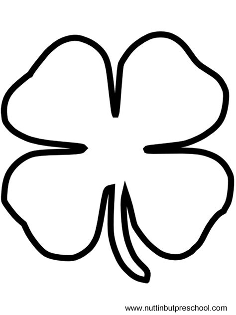 Clover Template Printable