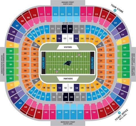 Club Level Panthers Stadium Seating Chart