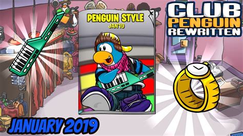 Club Penguin Rewritten Catalog Secrets January 2019
