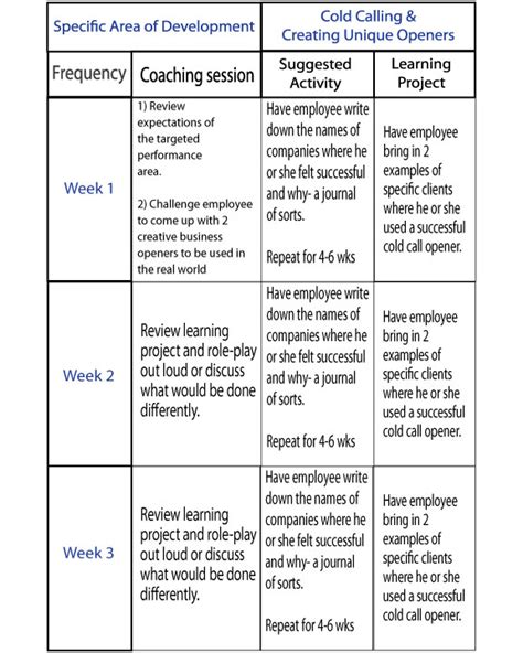 Coaching Plan Template