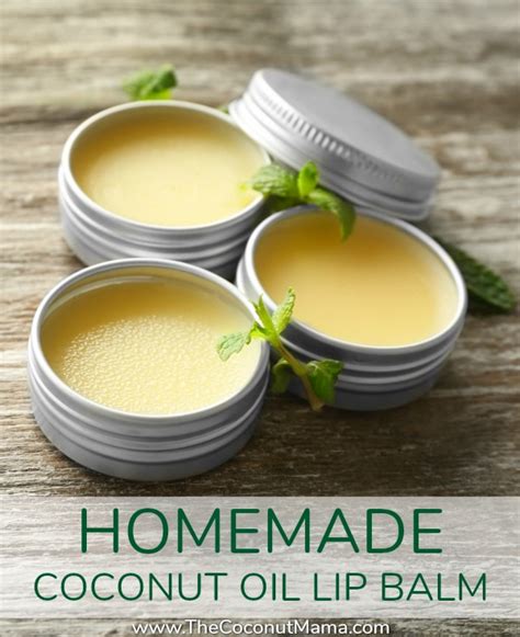 Coconut Oil Lip Balm