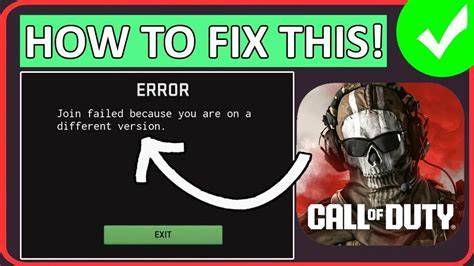 7 Proven Ways to Fix Cod Different Version Error