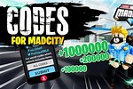 Codes for Mad City Roblox