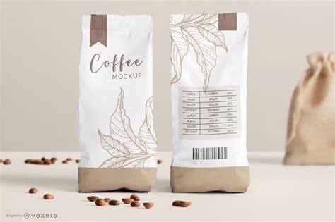 Coffee Bag Template