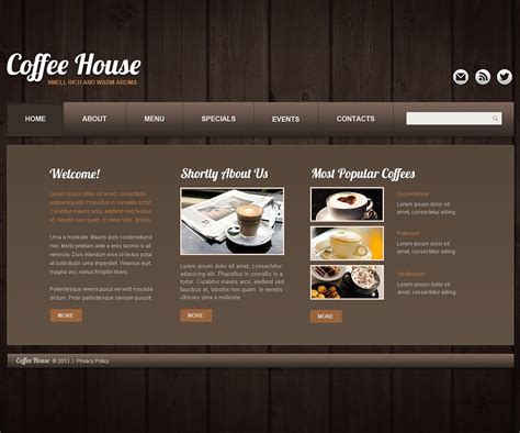 Coffee House Website Template