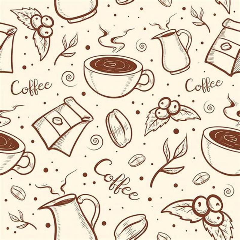 Coffee Pattern Background