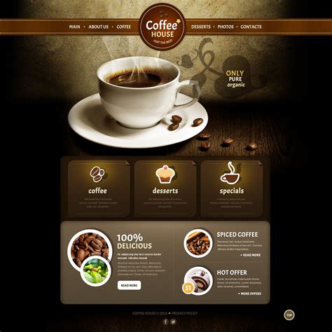 Coffee Shop Web Template