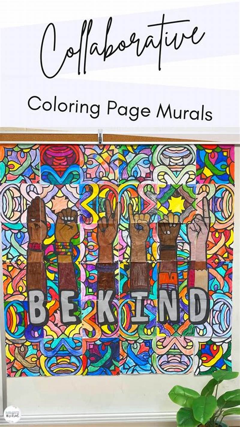 Collaborative Coloring Mural