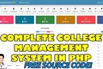 College Management Project in PHP