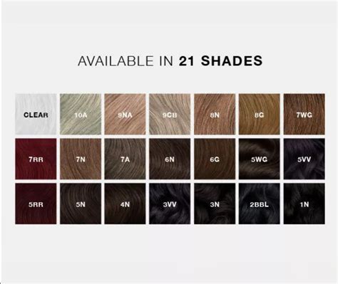 Color Charm Demi Permanent Hair Color Chart