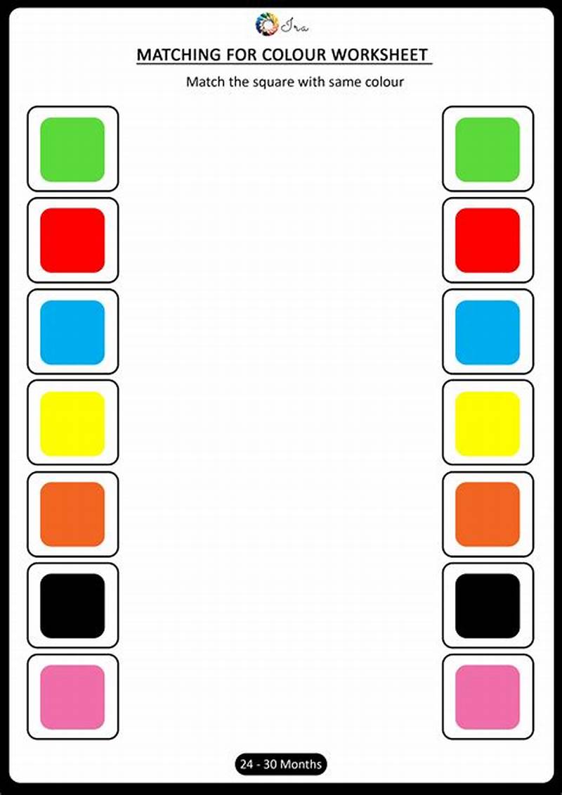 Color Matching Printable