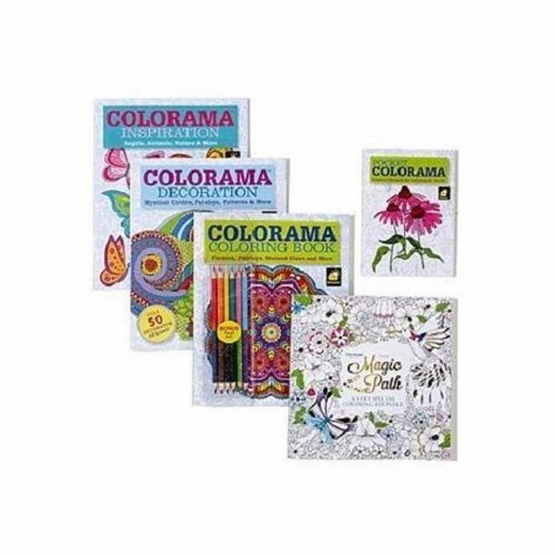 Colorama Coloring Book Collection With Magic Path