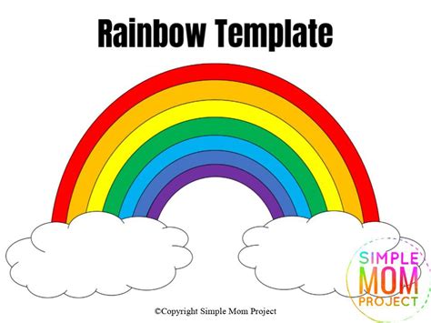 Colored Rainbow Printable