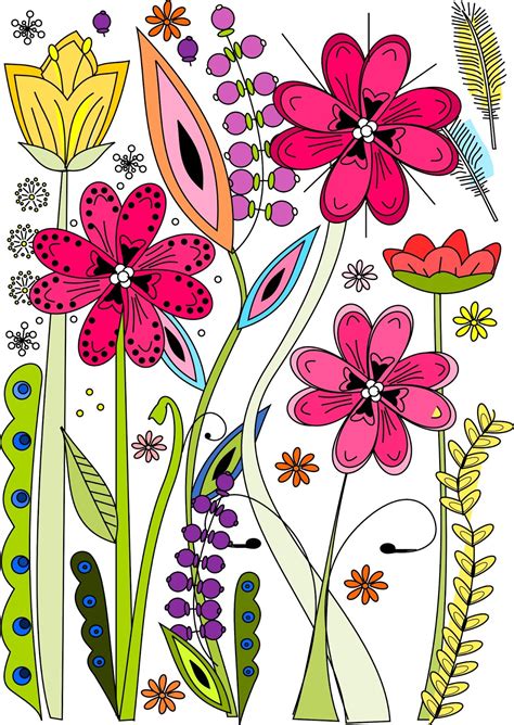 Colorful Flowers Printable