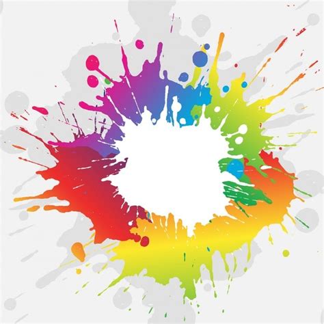 Colorful Paint Splash Vector