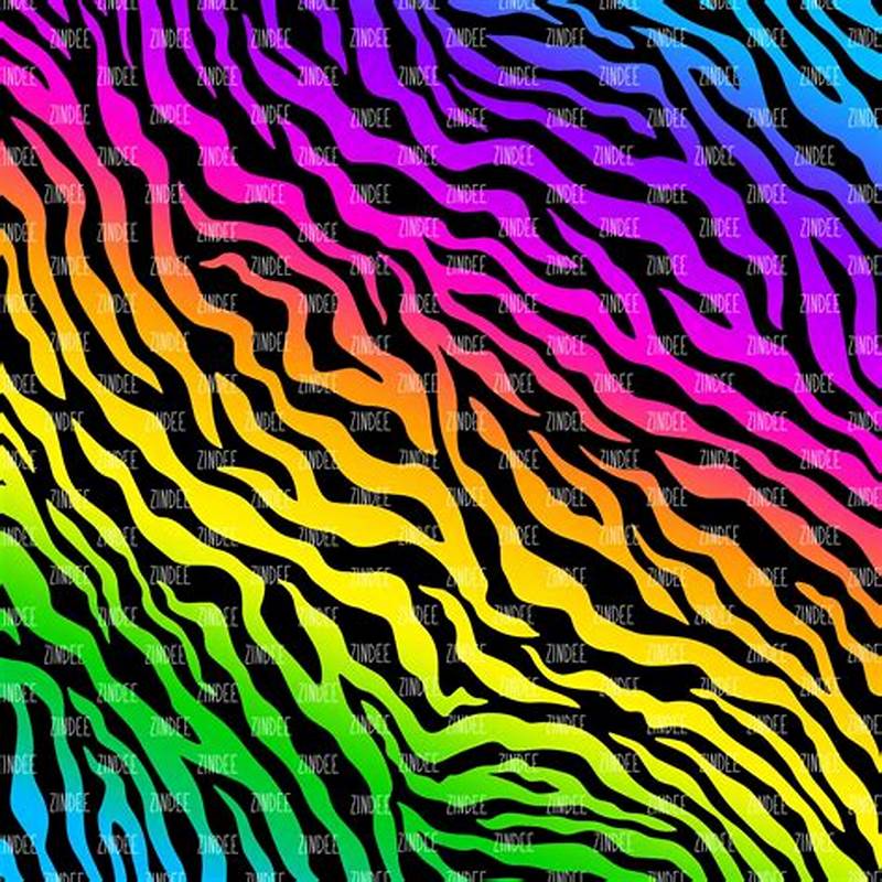 Colorful Zebra Pattern
