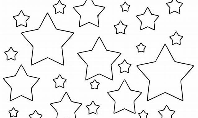 Coloriage Boigie avec des étoiles