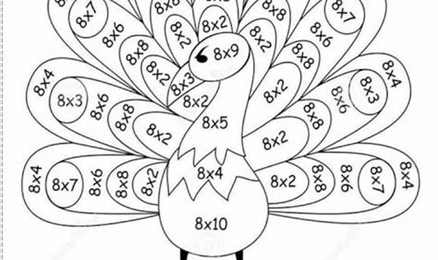 Coloriage magique de tables de multiplication