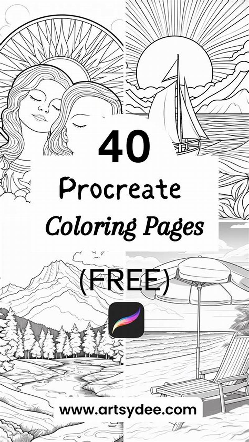 Coloring Book Pages For Procreate
