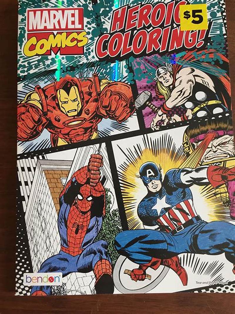 Coloring Books To Learn How To Color Comics