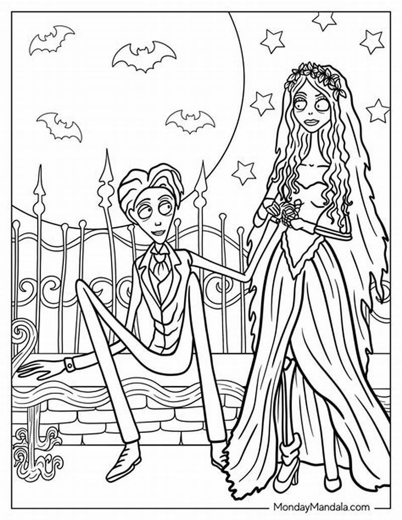Coloring Pages Corpse Bride