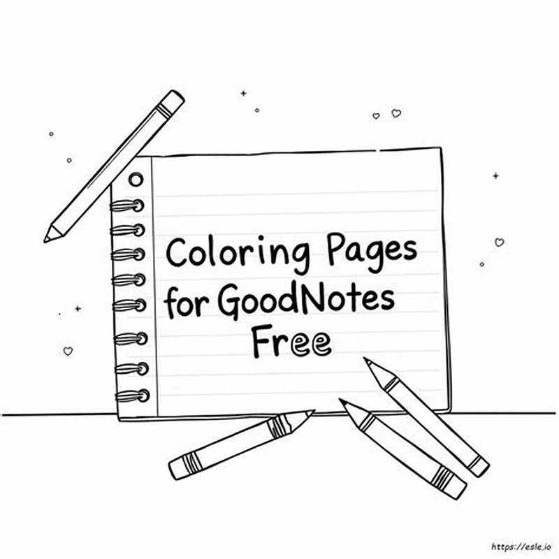 Coloring Pages For Goodnotes Free