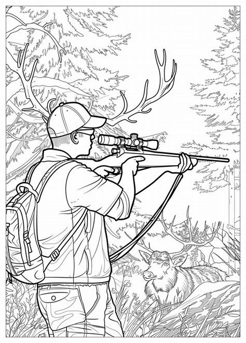 Coloring Pages For Hunting