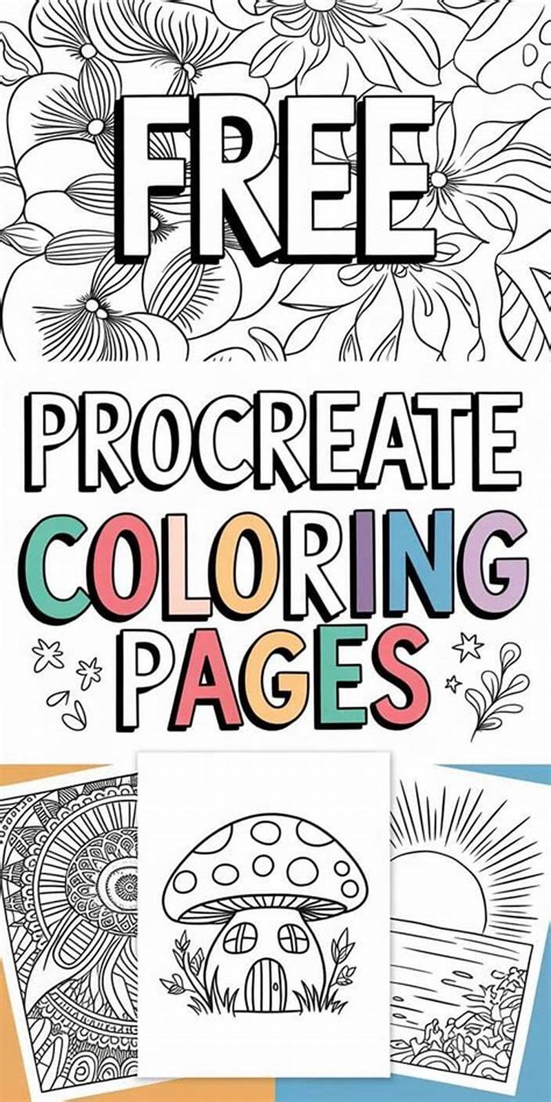 Coloring Pages For Procreate Free