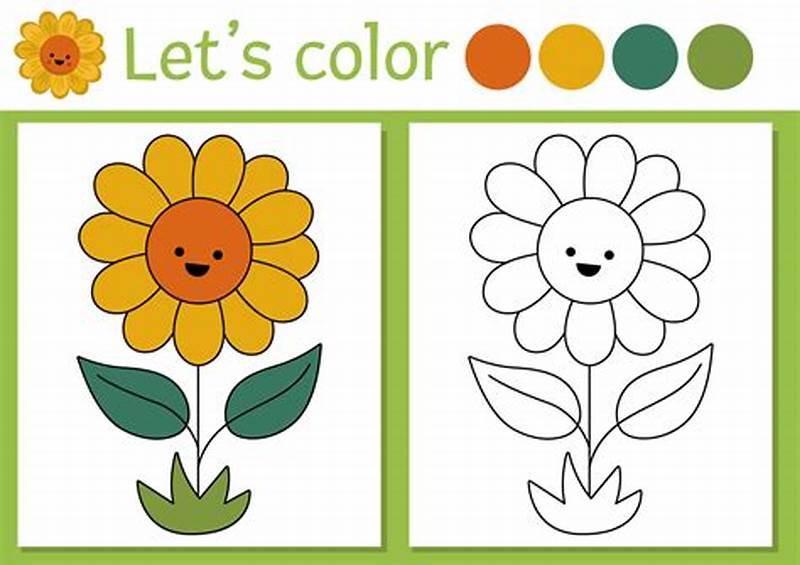 Coloring Pages With Color Guide