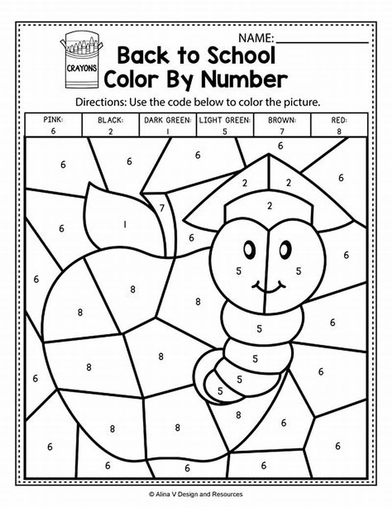 Coloring Sheets For First Graders