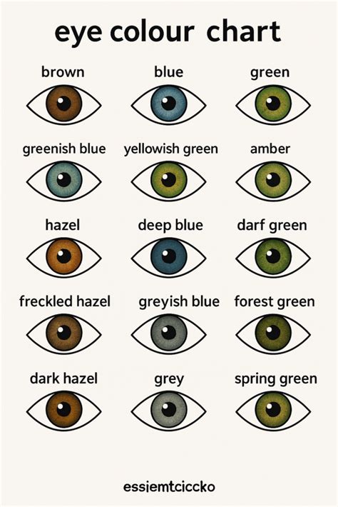 Colors Of Eyes Chart