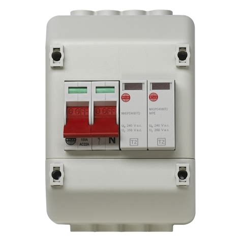 Combination Mains Surge Protection Safety Switches
