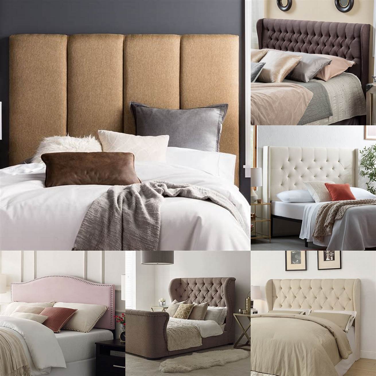Comfort - The cushioned headboards and footboards on upholstered beds provide a comfortable place to rest your head and feet