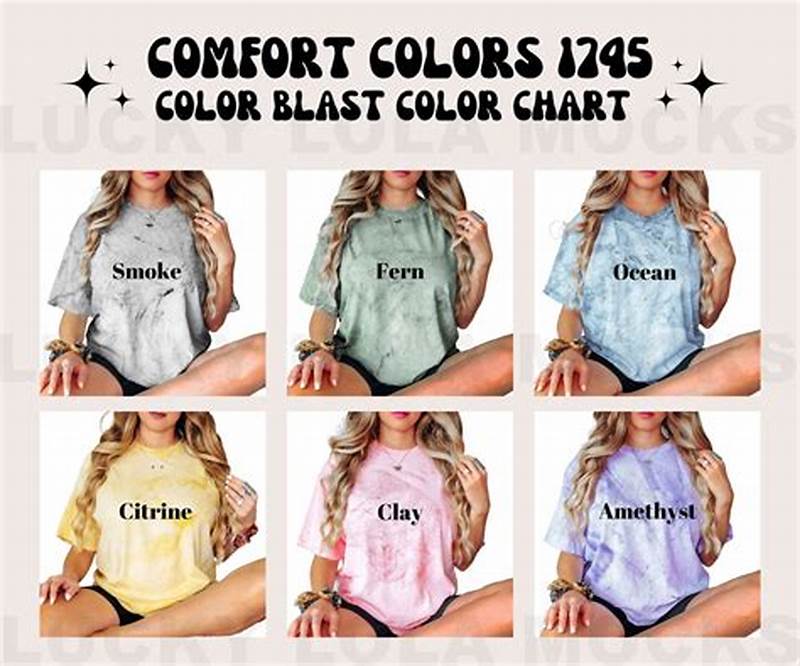 Comfort Color Color Blast Color Chart
