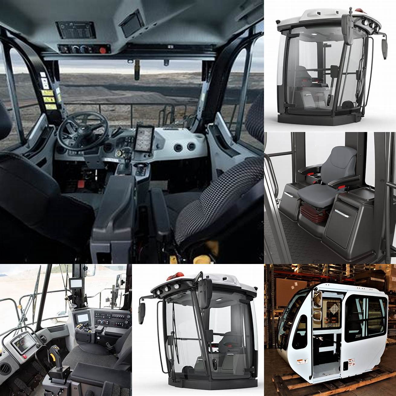 Comfortable and spacious cab design for reduced operator fatigue