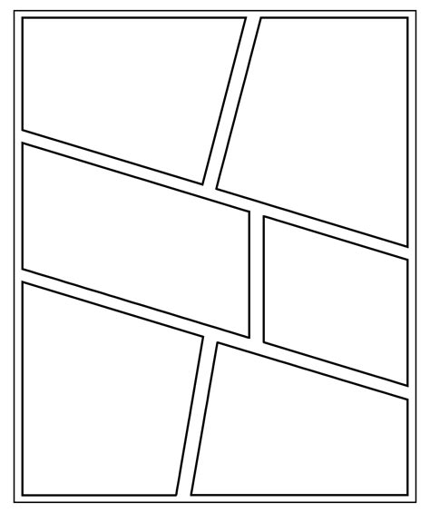 Comic Book Panel Template